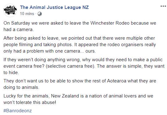 politicalpraxis's tweet photo. How does rodeo respond to increasing concern about animals suffering and dying at their events?

By banning photographers who won't censor damaging imagery. https://t.co/AldEQGWYIl