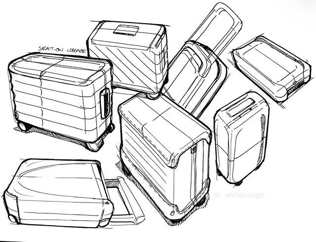 _willdesign_'s tweet image. luggage. Day 21 of #adsInktober. One time for those loose overlapping form study ideation sketch pages.
_
#inktober2018 #ideation #sketchoftheday #instasketch #drawing #idsketching #illustration #creative #design @design_sketchbook @rotioofficial #industrialdesign #productde…