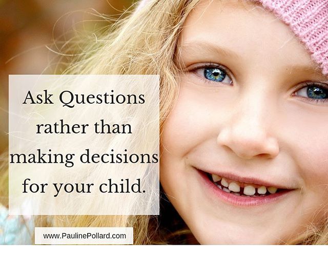 "Ask Questions rather than making decisions for your child."⠀
⠀
If you AGREE comment with an Emoji 🌟 ift.tt/2R0IlHk