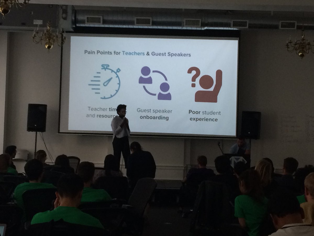 Pitching fun at #SWEDUSF ⁦<a href="/SWEDU_SF/">StartupWeekendEDU SF</a>⁩  ... always neat to see how teams incorporate coaching feedback.