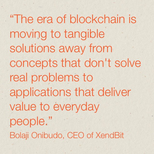 XendBit is built to offer solutions for the unbanked and to help emerging markets benefit from blockchain. We are committed to creating value in everything we do. #xendbit #beyondbanking #blockchain #dex #decentralizeafrica