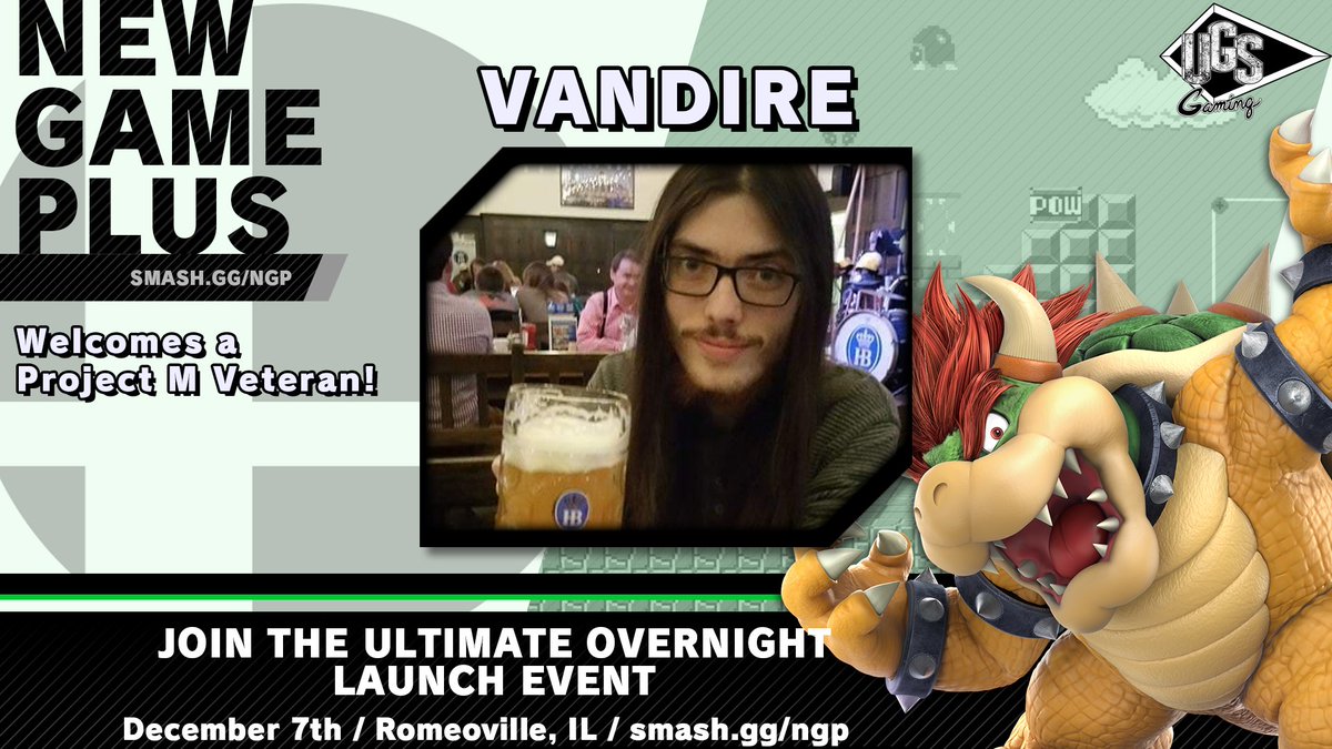Ugs Gaming On Twitter A Man With Talent In Many Games Vandirefgc Looks To Add Smash Ultimate To His Resume New Game Plus Is His Starting Point Register Today At Https T Co 8jdgmqhcaz To