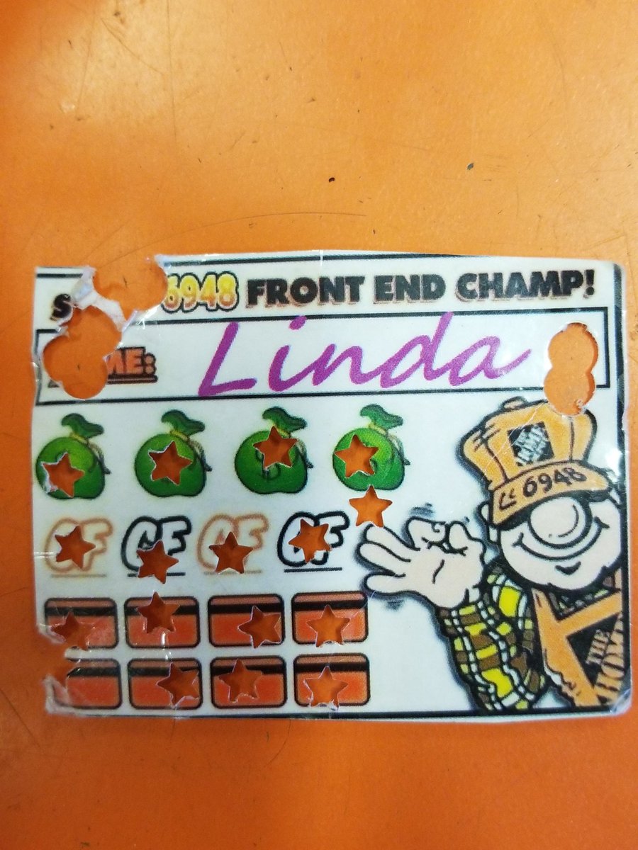 Thank you Linda for completing a "Front End Champ card" and setting examples for the rest of our team! #teamtramonto #D130driven
