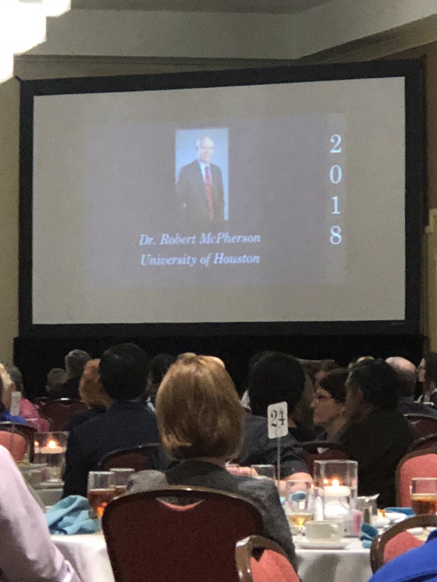 JupctrEcxhnage's tweet photo. @UHCOEDean bringing home the hardware! Recognized by COE Deans across the state for his leadership in teacher education. #CSOTTE2018 @UHCOE @UHouston https://t.co/3Ima12NTE2