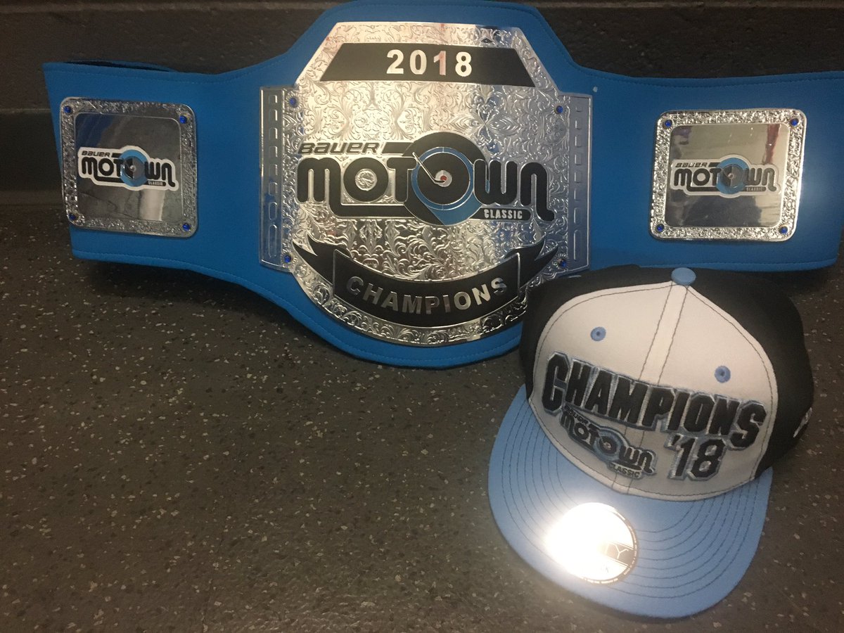 Congrats to <a href="/ShadySideHockey/">SSA Boys Prep Hockey</a> on their 5-0 victory to win the Bauer Motown Classic Championship and their 6th straight win in Detroit over the weekend <a href="/shady_side/">Shady Side Academy</a> took home the belt