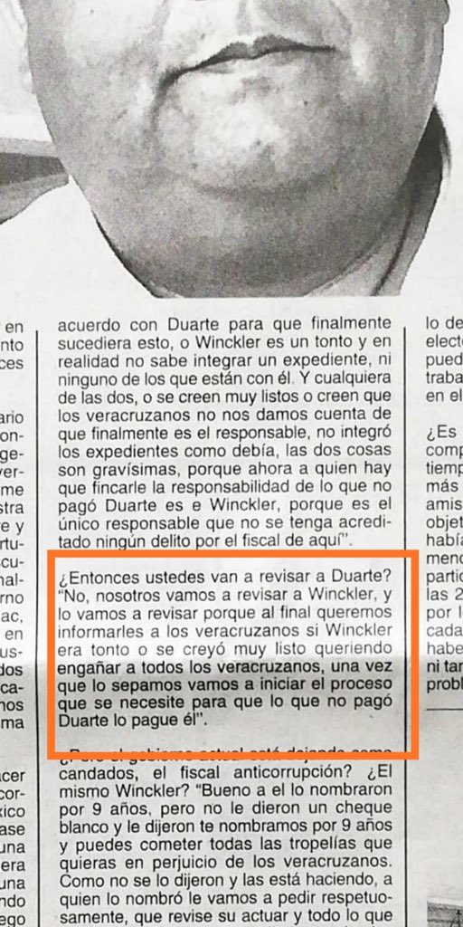 AbogadoWinckler's tweet photo. Si por investigar a Javier Duarte y sus presuntos cómplices, @PartidoMorenaMx y @CuitlahuacGJ pretenden vulnerar mi autonomía como Fiscal General del Estado de #Veracruz, atacarme y amenazarme, me siento honrado. #EquipoFGE👊👊👊 https://t.co/V5gXFaVcL6