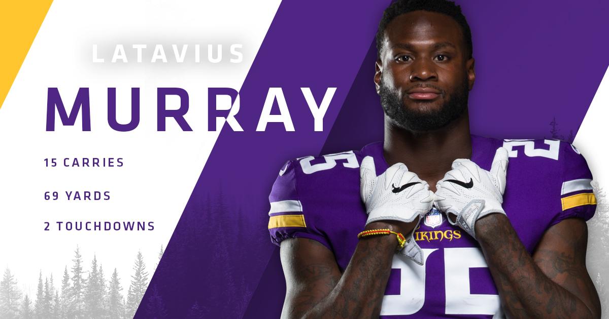 A 2-TD day for @LataviusM helped push the #Vikings to victory.   📰: mnvkn.gs/IMm4Qk https://t.co/i2N4pE13JN