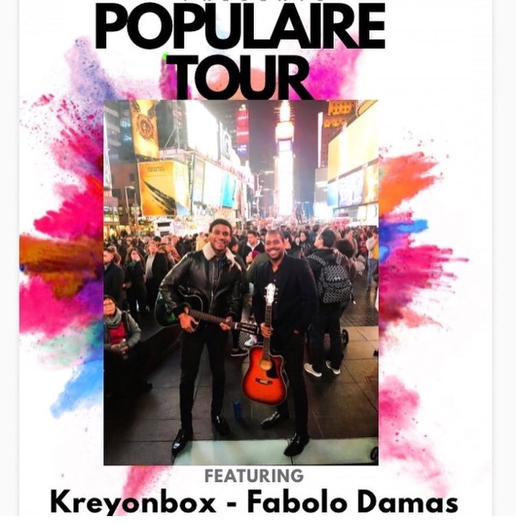reposthype's tweet photo. @Kreyonbox and @fabolo.damas live on the populaire tour ! Get their album now on spotify and itunes π #freskaulove #freskau #lefreskau #populairetour #jesuispopulaire #kreyonbox #fabolodamas #lefire #thenewhaitiangeneration #argentina #peru #columbia #brazil https://t.co/dd24KDJmVD