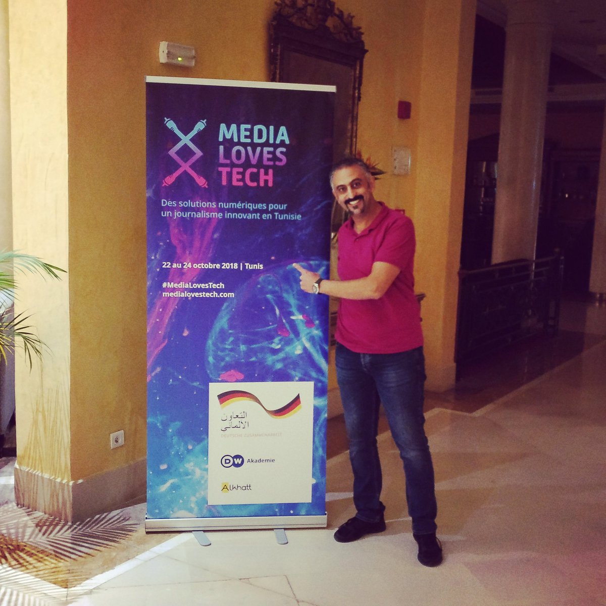 ziadbarouni's tweet photo. Getting ready to the #MediaLovesTech event 👉🇹🇳😃 .. Day 1/3
#Innovation https://t.co/XDMPI9O1Ib