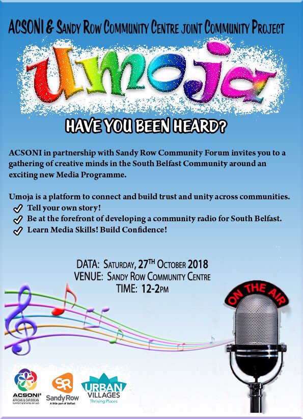 TheRowYouKnow's tweet photo. Interested in developing skills as #CommunityJournalists &amp; creating a community led broadcast platform for #SouthBelfast - then join us &amp; @InfoAcsoni on SATURDAY 12-2PM Sandy Row Community Centre @BelfastLive @BELFASTSOUTH1 @DPCForum @MDABelfast @SouthBelfastPB @UrbanVillagesNI https://t.co/smJh2gMpHo