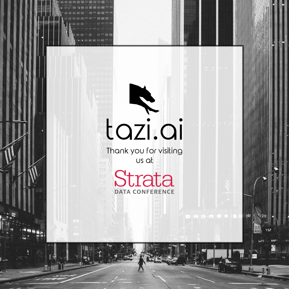 tazi_ai's tweet photo. Thank you for visiting us at the Strata Conference in New York!
#stratadataconference
#machinelearning
#artificialintelligence https://t.co/qM3SQQ1Sim