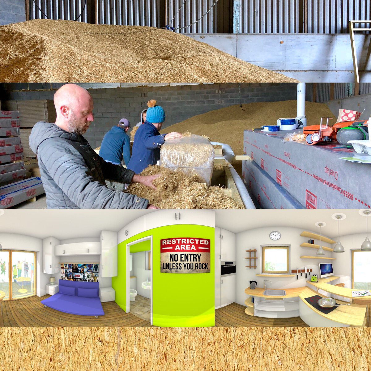 TweetEco's tweet photo. #preFAB response to @isobioproject at the @bristol_hf! We’ve had over 2k people see how we can build 🏡 from #biobased 🌾#renewablematerials. Post Festival we move it 🏗 to a children’s home for a young adult to live &amp; learn independent life skills. https://t.co/qnc7MGnPEk #H2020 https://t.co/tYVczEVf4e