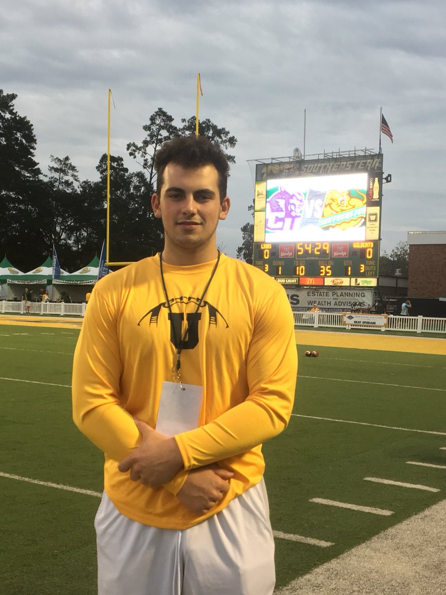Enjoyed the game visit to Southeastern Louisiana yesterday. Thank you @SLUFootball for the invite!
