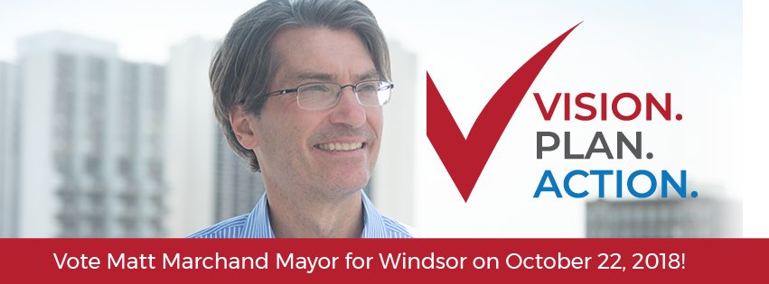 Do you want more of the same or do you want positive change?

The status quo will get you: homelessness, drug &amp; crime crisis; 1 in 3 children in Windsor West in poverty; unemployment rate above provincial avg.

Vote for positive change. Vote Matt Marchand Mayor for Windsor Oct 22