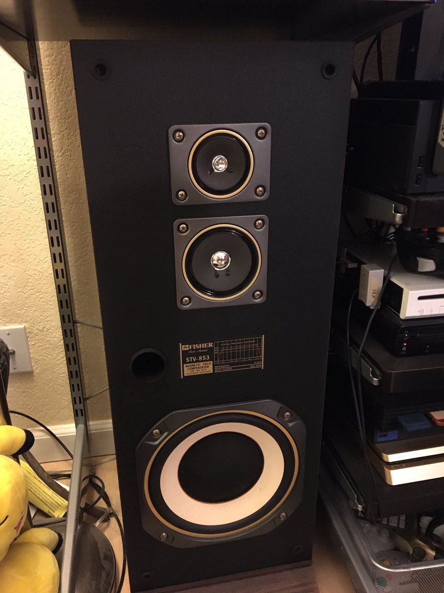 fisher stv 853 speakers