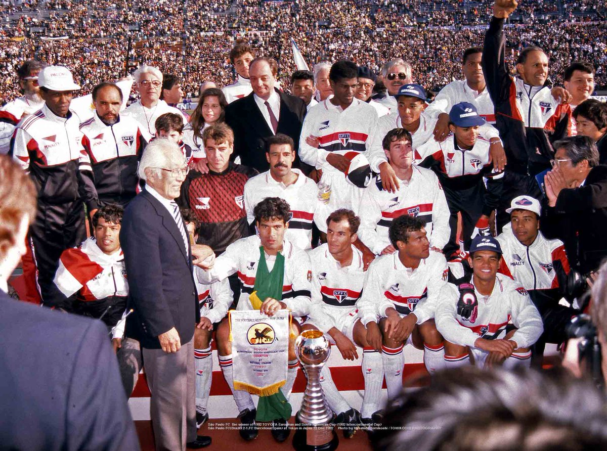 São Paulo FC the winner of 1992 TOYOTA European and South American