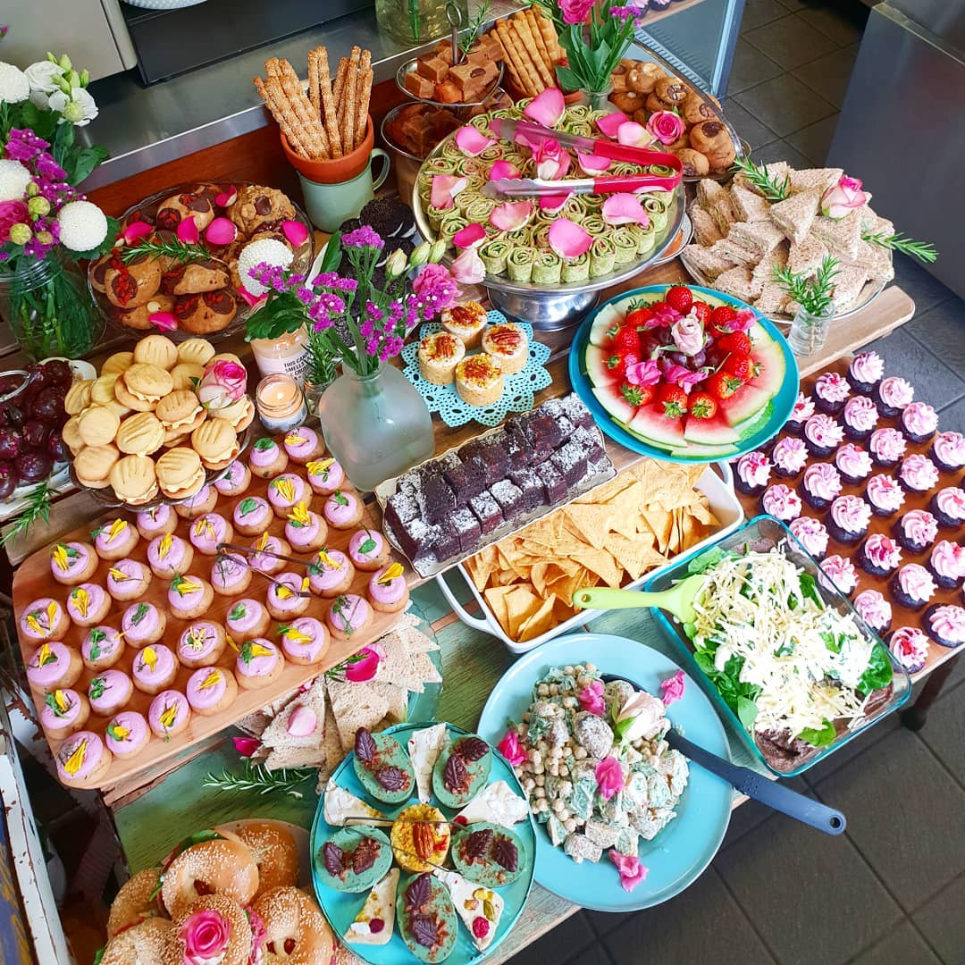 CityofPerth's tweet photo. Just a taste of some of the treats from Flora and Fauna latest Vegan High Tea!🍓🍑 There's still a couple of spots available for their next #veganhightea on Oct 26th, get in quick to secure your spot! #cityofperth #pertheats #perthveganeats #perthvegan #perthhightea https://t.co/rTETxxuW7f