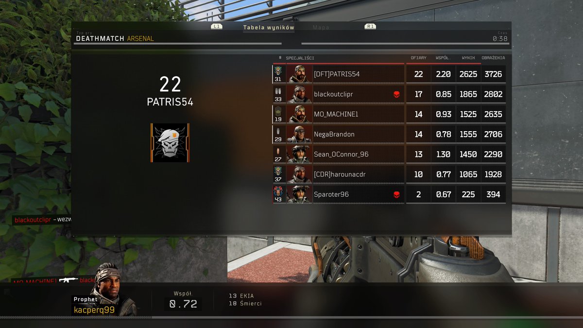 k0scianski's tweet photo. @Treyarch This happenned to me third time - sometimes I cant see myself in the leaderboard. Fix it please. #PS4share https://t.co/TPUS8jZiJF