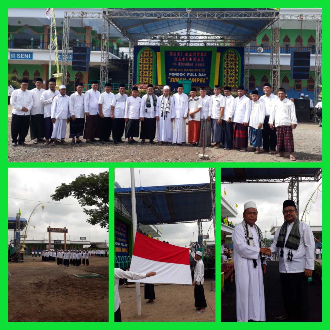 Upacara Bendera dalam rangka memperingati Hari Santri Nasional Kec. Bangorejo , bertempat di Halaman PONDOK FULDAY Sunan Ampel ,hari ini Senin 22 Oktober 2018,Alhamdulillah berjalan aman dan lancar.

#Selamat Hari Santri Nasional
#Bersama Santri Damailah Negeri