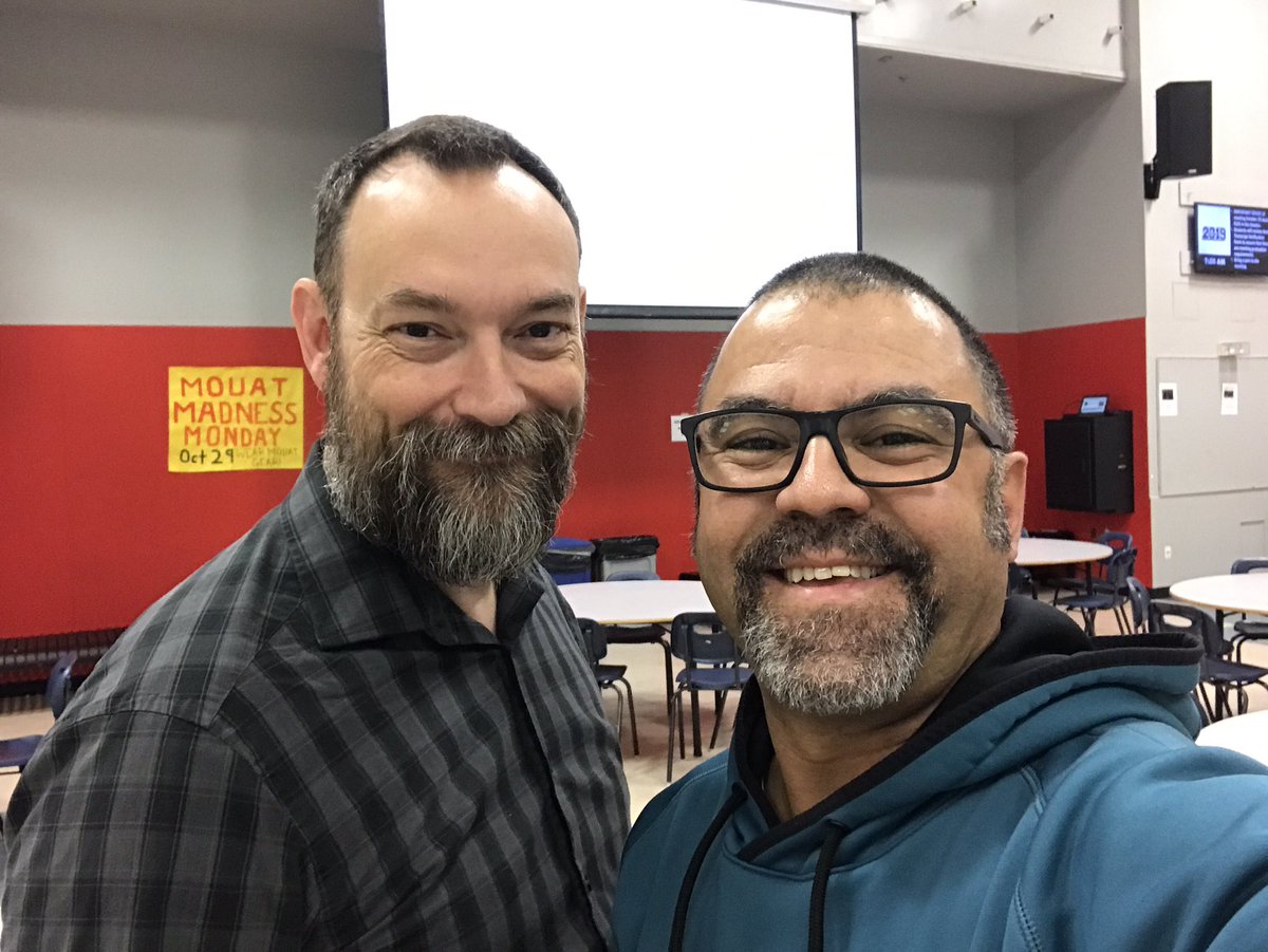 BryonCar's tweet photo. This past weekend I was thankful to meet and hangout with @ericcurts when he came to Abbobotsford Summit #berrybestsummit. Glad to work along side him as he is a significant educator of educators for tech integration.  I’ve got one or two or twenty ideas for Monday. Thanks Eric! https://t.co/GvOUiRtSx4
