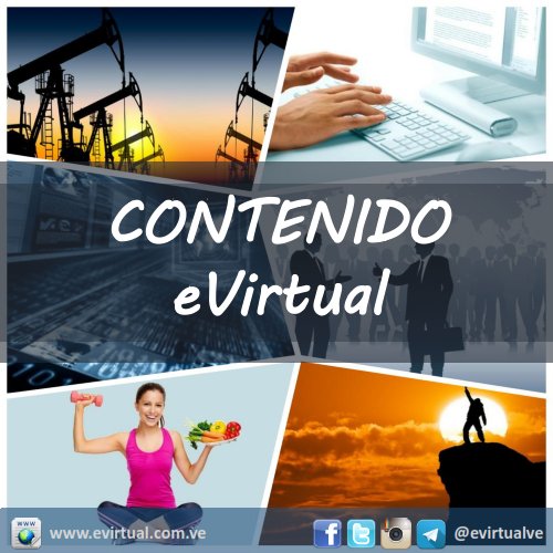 evirtualve's tweet photo. ¡CONTENIDO eVirtual!
.
Comenzamos con la Información:
.
💻 Ofimática.
🌐 Informática e Internet.
🏢 Gerencia.
🙌 Crecimiento Personal.
⛽ Petróleo.
🏃 Training y Nutrición.
#Venezuela #Chile #Ecuador #Colombia #Argentina #Uruguay #SomoseVirtual #InnovacionyExcelencia #EEUU https://t.co/yhGEANIQTv