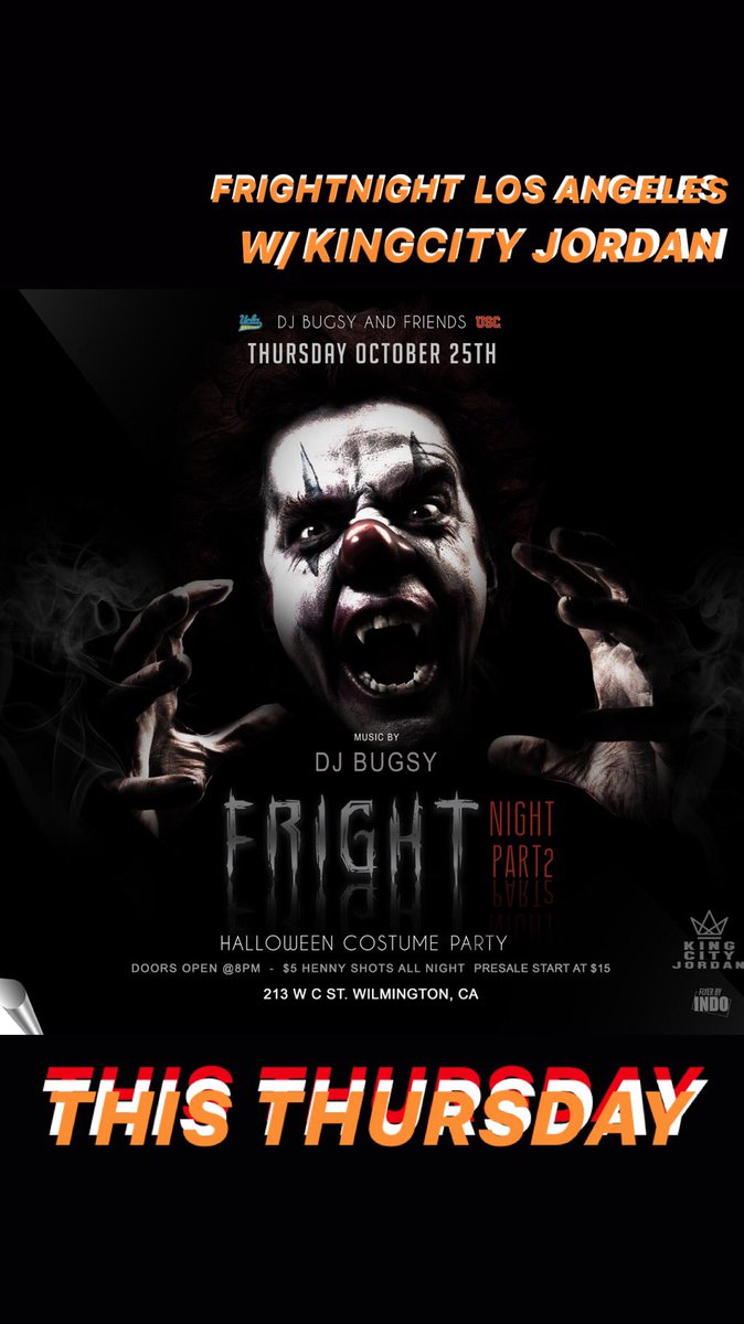 papinrake's tweet photo. Make Sure Y'all Here 💃🏽 #FrightNightLA ‼️ @Kingcity_jordan https://t.co/EEQzqhEW0n