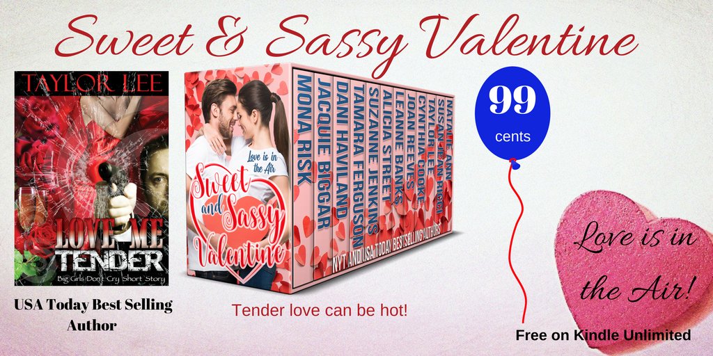 Tammysdragonfly's tweet photo. ¸.`➷•¸.♥➷♥➷♥
#SWEETANDSASSY
♥VALENTINE♥
12 NYT & USA Today Bestselling Authors
Includes LOVE ME TENDER
by @TaylorLeewrites
#99c #mgtab #SweetSassy
https://t.co/laSOseEUAD https://t.co/cOB2NbLudY
