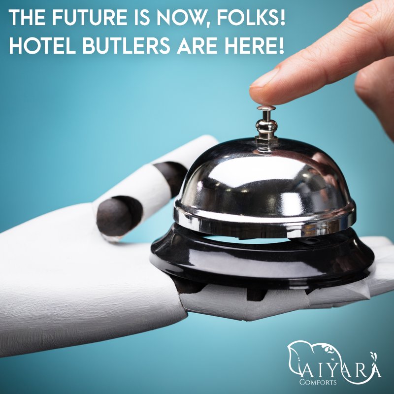AiyaraComforts's tweet image. Robot butlers in hotels may soon be a real life thing.
goo.gl/Y537ZW
#RobotButlers #Future #AiyaraComforts #Bangalore #BusinessHotel