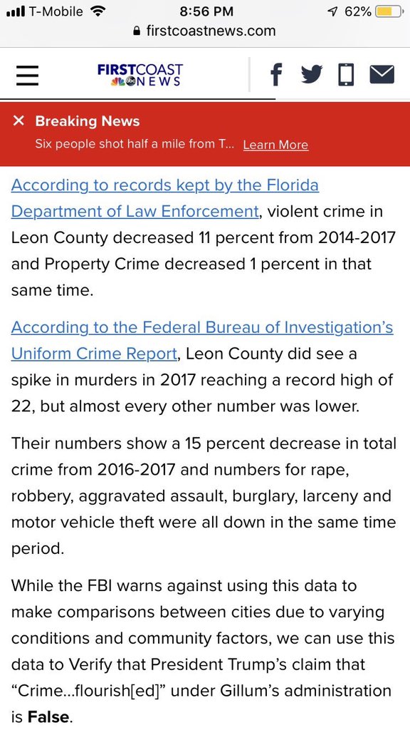 DCReynSr75's tweet photo. @FloridaGOP @AndrewGillum False aka not fact not even an #alternatefact https://t.co/C9q98sXQlF