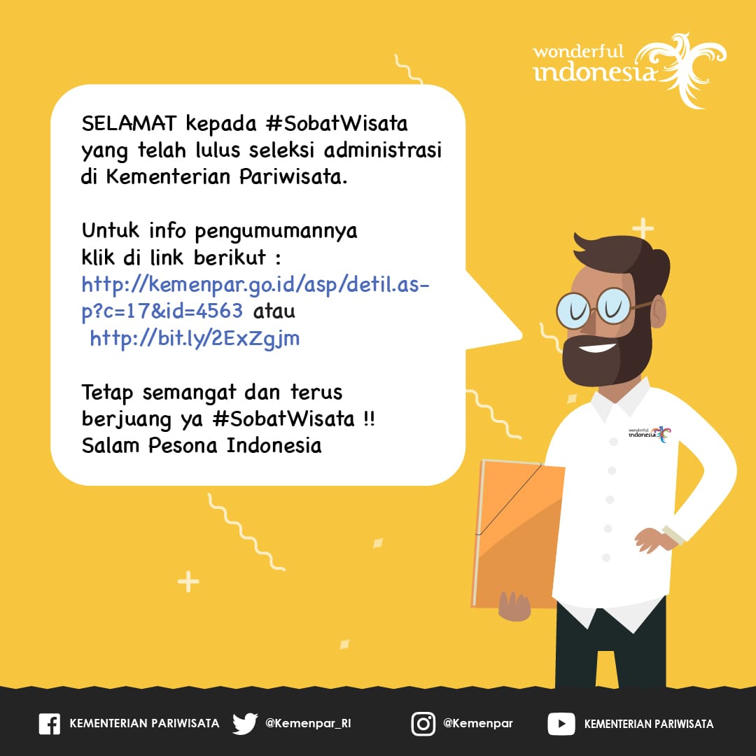 Kementerian Pariwisata tweet media