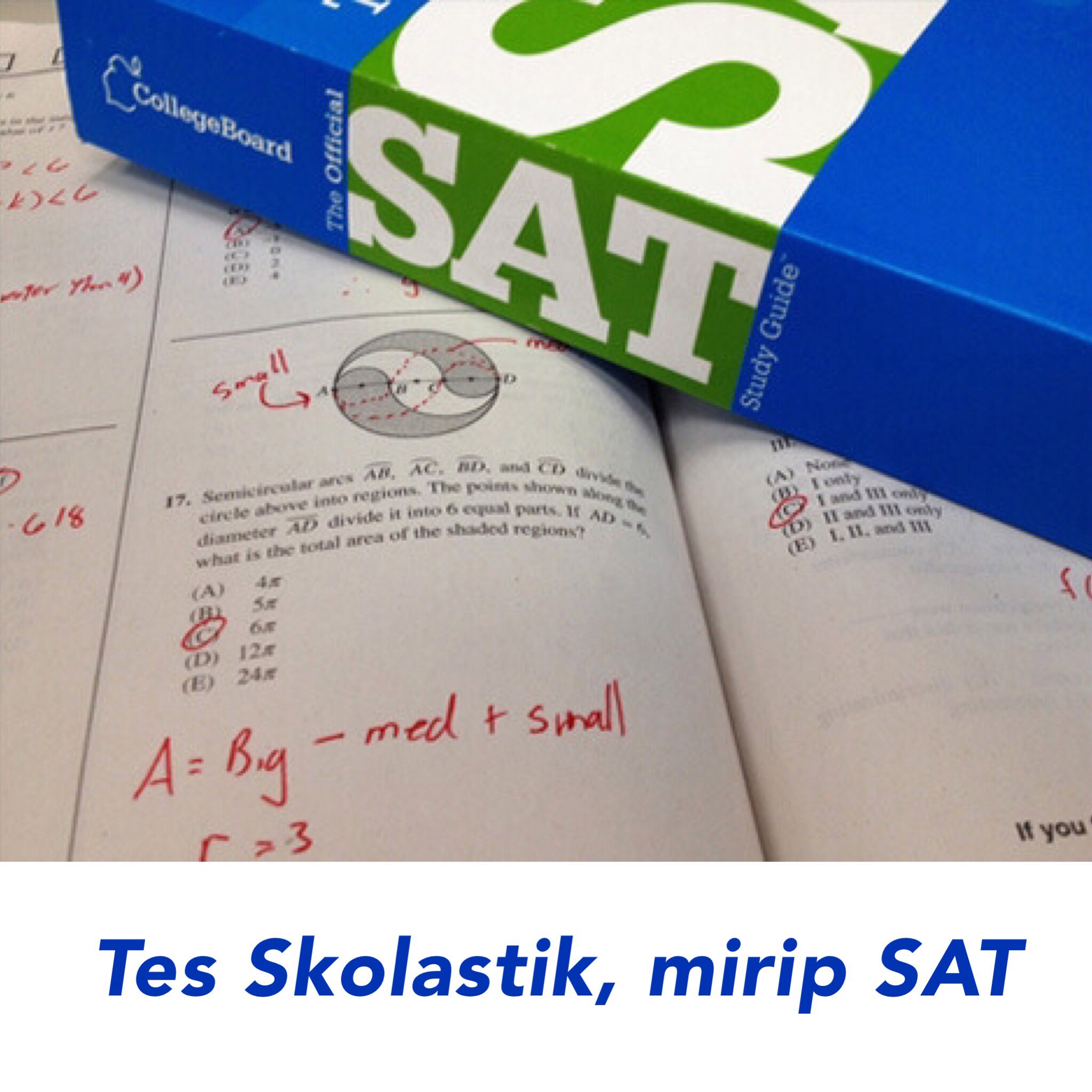 Info 3 SMA on Twitter "Sebenernya yang perlu jadi pusat perhatian saat ini adalah Tes Skolastik Tes ini mengacu pada SAT yang sudah lama diterapkan di