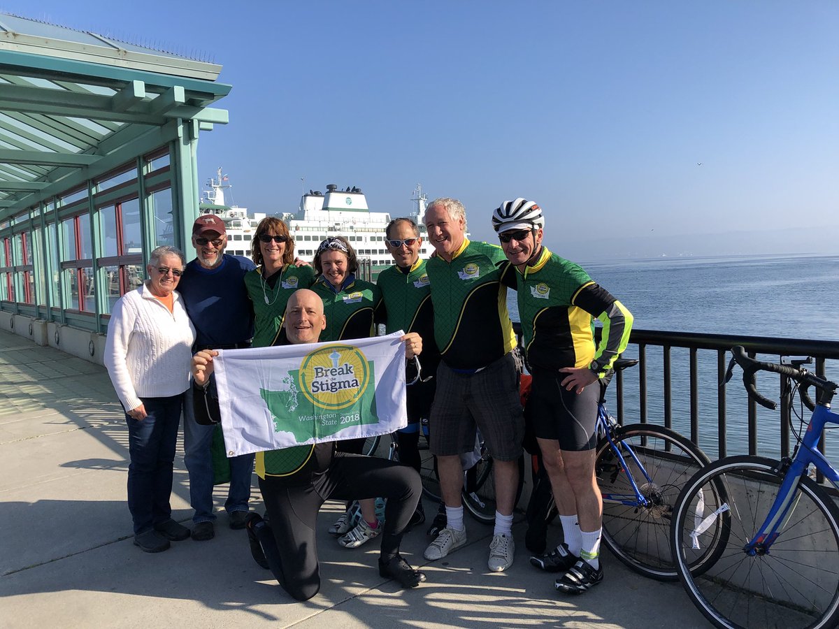 Thank you to a remarkable team of committed riders helping us Break the Stigma of children’s mental illness. #AACAPAM18 here we come! #BtSf