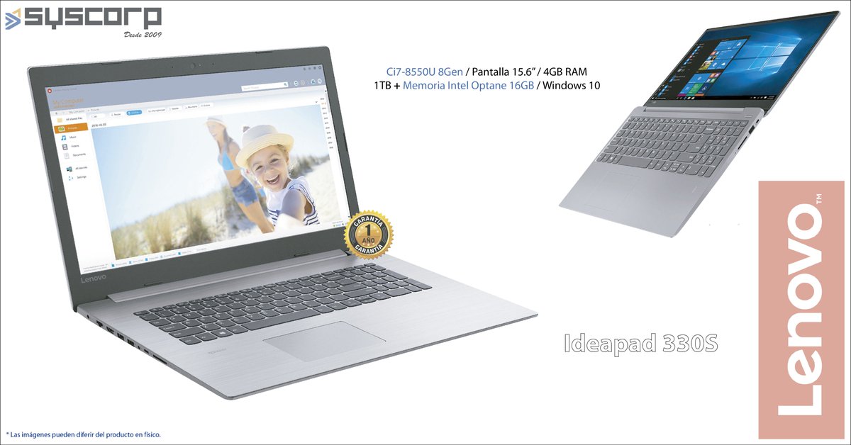 syscorphonduras's tweet image. Lenovo IdeaPad 330S... Elegante, poderosa y fácil de usar
Procesamiento multitarea de vanguardia, gran espacio de almacenamiento, audio y rendimiento gráfico de alta calidad, segura, duradera y lista para enfrentar todas las tareas de hoy y mañana.

#notebooks #IntelOptanememory