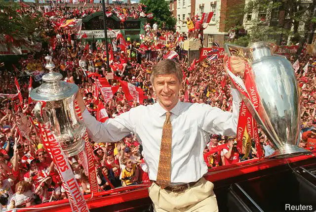 3 Premier League titles, 7 FA Cups, 1 Arsene Wenger. Happy 69th Birthday to the man himself! 