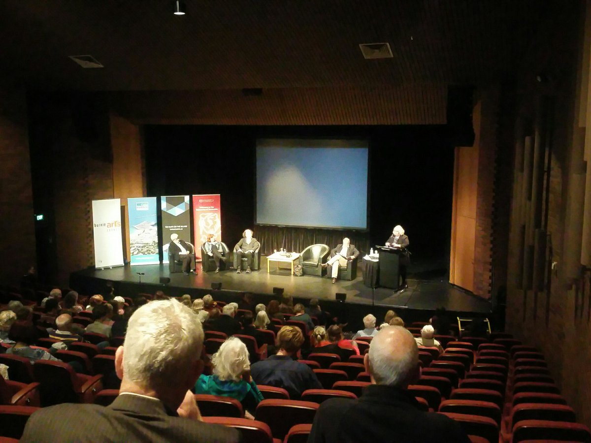 claytonjhawkins's tweet photo. Great turnout for the Burnie Arts Forum. Must be at least 100 people here. Awesome speakers. Supported by @UTAS_ #tendaysontheisland @BurnieCity and #burnieartscouncil. Well done Burnie. https://t.co/dUhL1Y0yFJ