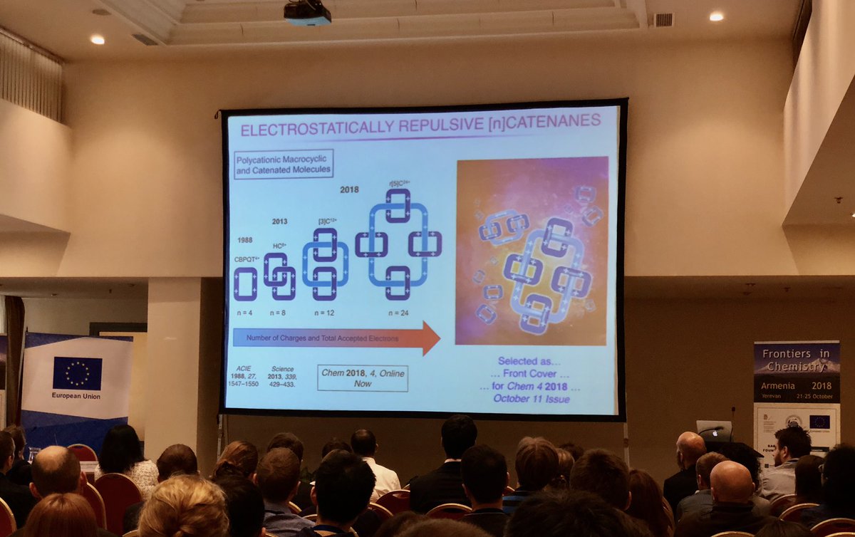 Rafal Klajn (@rafalklajn) on Twitter photo <a href="/sirfrasersays/">Fraser Stoddart</a> highlights the early contributions of <a href="/TrabolsiAli/">ali trabolsi</a>, the founder of “Radical school of Ali Trabolsi”, and a brand new <a href="/Chem_CP/">Chem</a> paper on catenanes densely packed with positive charges. Enough charges or you make explosives! <a href="/sirfrasersays/">Fraser Stoddart</a> highlights the early contributions of <a href="/TrabolsiAli/">ali trabolsi</a>, the founder of “Radical school of Ali Trabolsi”, and a brand new <a href="/Chem_CP/">Chem</a> paper on catenanes densely packed with positive charges. Enough charges or you make explosives!