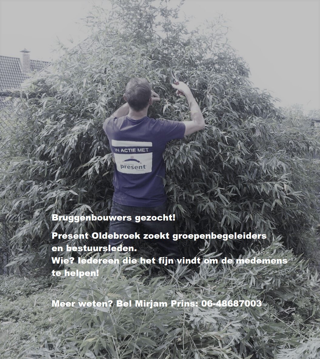 Bruggenbouwers gezocht! We hebben dringend hulp nodig!