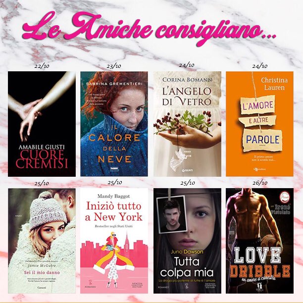 ǫᴜᴇsᴛᴀ sᴇᴛᴛɪᴍᴀɴᴀ ɪɴ ʟɪʙʀᴇʀɪᴀ... Nel #blog vi aspettano le uscite in programma che vi consigliamo 😉 bit.ly/2AmdVtO