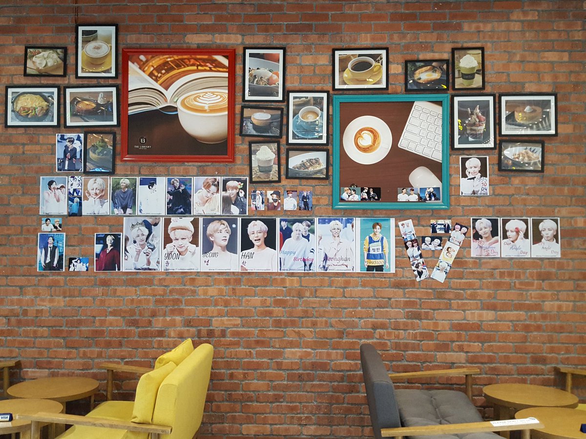 Im_Shirli's tweet photo. Thanks for the cup sleeve event! @MY_YoonJeonghan @ForU_Vocal Too shy and too tired to actually walk around and chat with all but was really happy to be there~~ #MY1004DAY https://t.co/4zFyYQt3Vq
