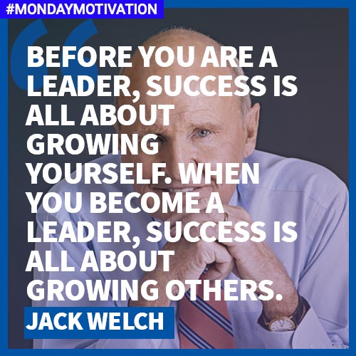 TRNTweets's tweet photo. Our #MondayMotivation comes from Jack Welch, with this #Leadership lesson  

The best leaders know how to grow those around them as this feeds back into the business 📈

Agree? Let us know below 👇 https://t.co/rMuh2xiHao
