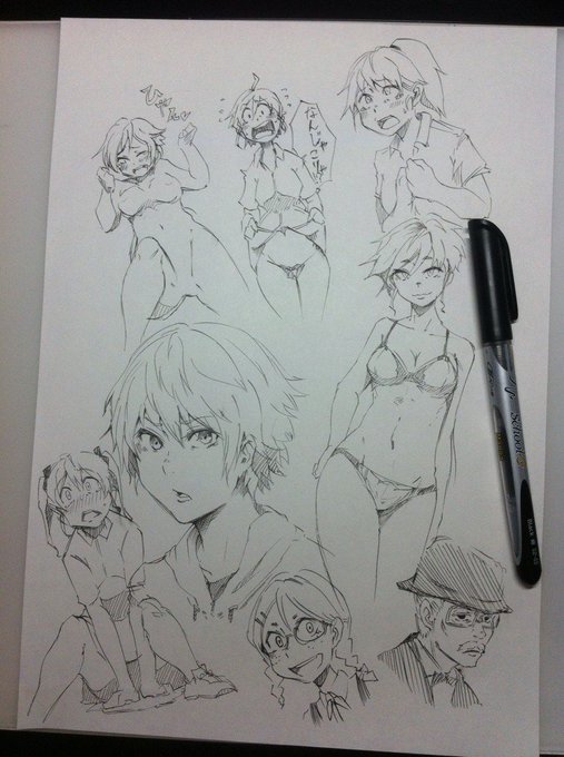 アナログラクガキ
このペン使いやすかった 