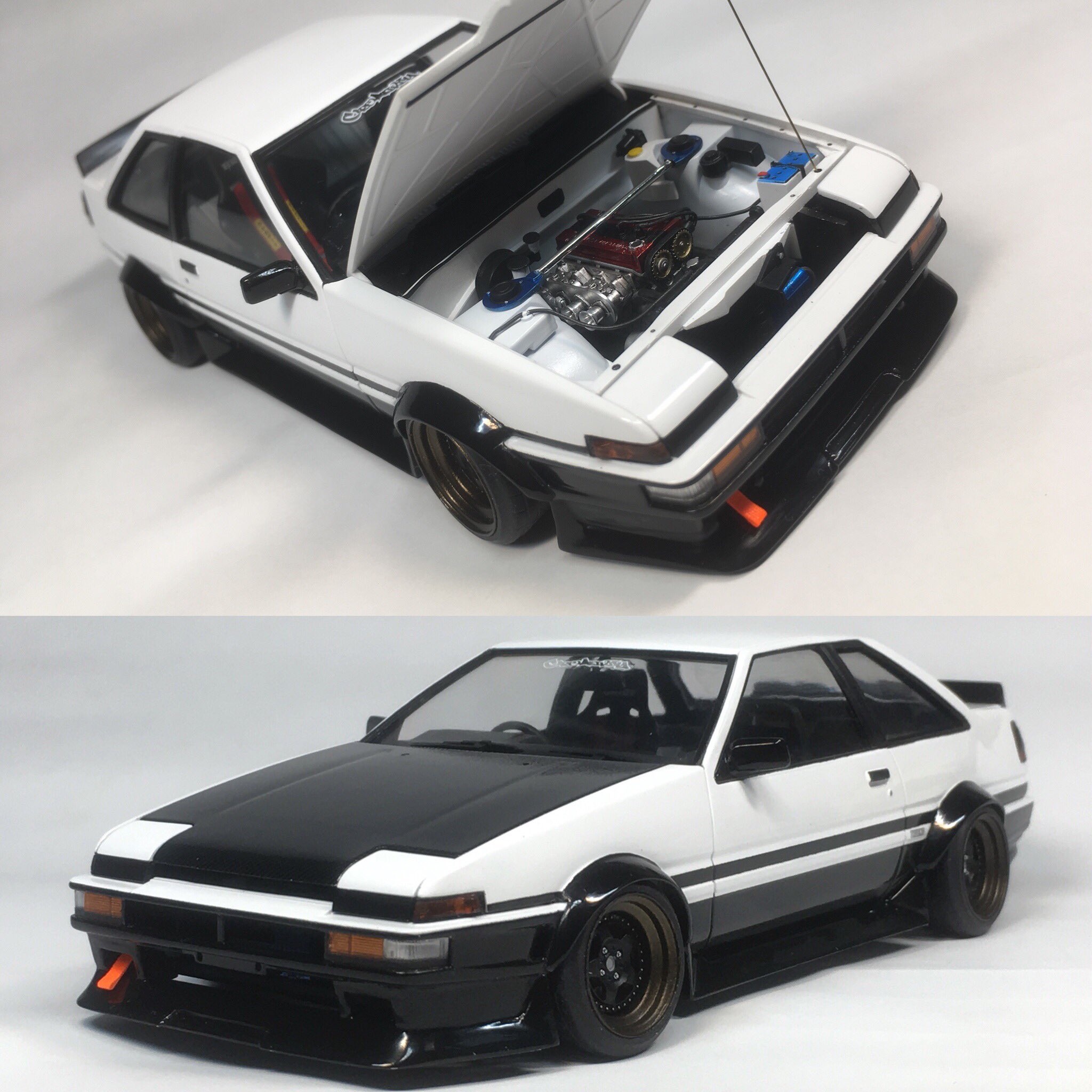 素敵な フジミ アオシマ AE86 しぶく トレノ レビン KPGC10 S30 セット C 自動車
