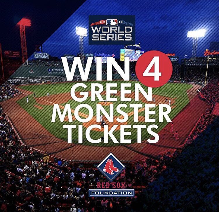 Red Sox Foundation on Twitter "Less than 12 hours to enter our WORLD