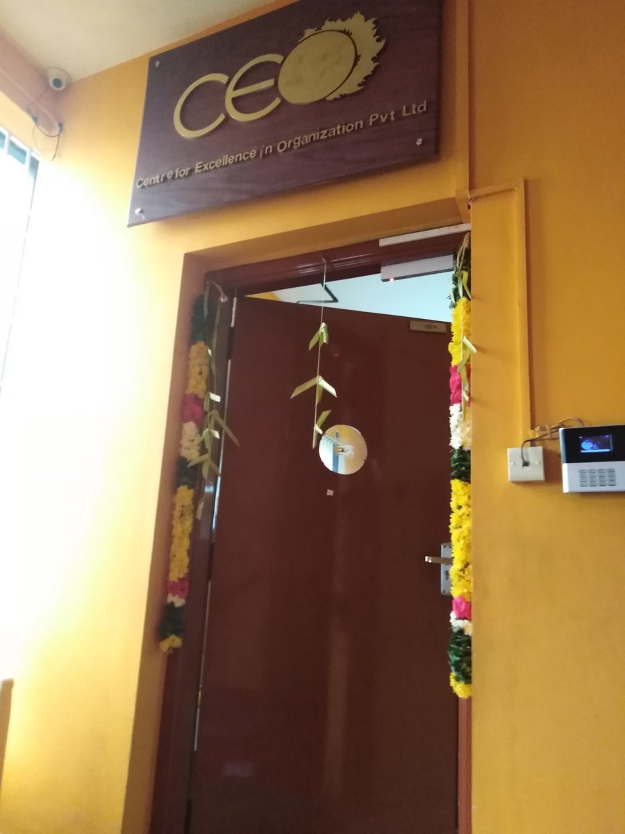 CEO_GROUPS's tweet photo. It was such a colourful and divine evening in our CEO office Our Heartiest good wishes to all the members of your family on this auspicious day with good health and future #CEOgroups
#holidays #celebrations #events #pooja #festival https://t.co/DmweIakPKR