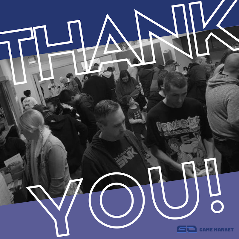 gogameout's tweet photo. What a day! Thank you to everyone who participated and attended the #GoGameMarket! Tag us with your best moments at #ggmOctober and stay tuned to our social media for the next event. https://t.co/SPAYWc5UtE