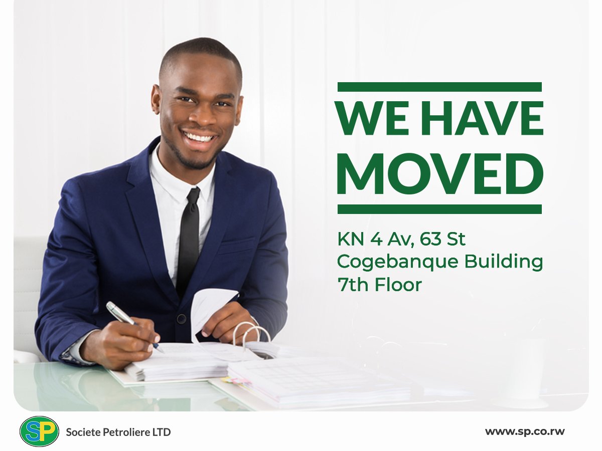 SPRwanda's tweet photo. WE DID IT!
We've finally taken over our new premises and we couldn't be more excited about our new space.
We look forward to welcoming you to our new premises and invite you to come visit us soon!
#VisitSP inside @Cogebanque1 building,7th Floor
@Nyarugenge #Rwanda #RwOT https://t.co/sq3DuqRN0R
