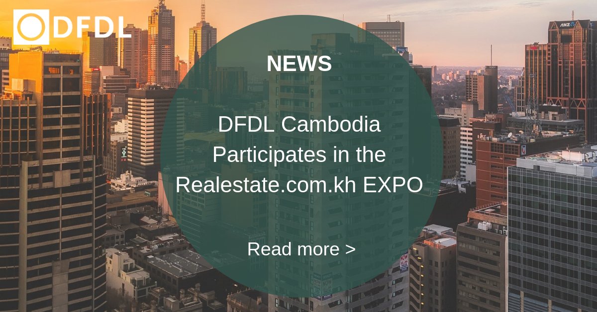 DFDLLegalandTax's tweet photo. On 19 and 20 October 2018, https://t.co/ddQBJ5vMT8 hosted the most successful property show in Cambodia’s history: “the https://t.co/ddQBJ5vMT8 EXPO”. DFDL Cambodia provided a legal overview of the Cambodian Real Estate market over two seminars.
Read more: https://t.co/pRBzsKurjl https://t.co/RGFFBxJB2D