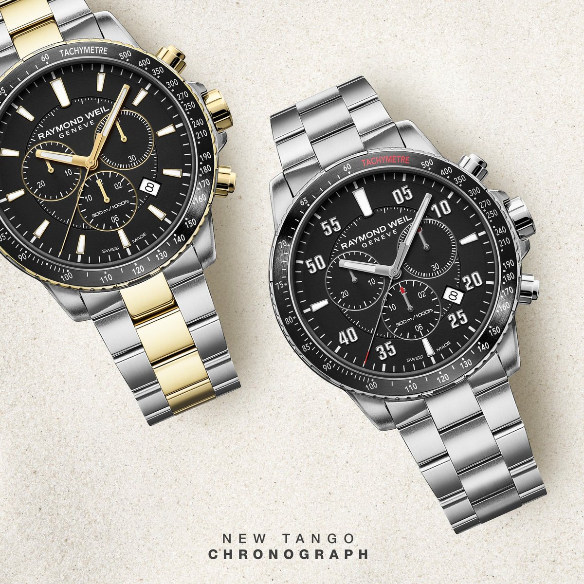 More great choices from <a href="/raymondweil/">RAYMOND WEIL Genève</a>  - it’s the Tango Chronograph... #raymondweiluk #martinandco