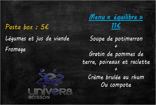 TicTac_Toque's tweet photo. Voici le menu de ce mardi 23 octobre à #midi ! Pour le #déjeuner on se retrouve à @Univers_boisson ! https://t.co/C5mcgcIqXE