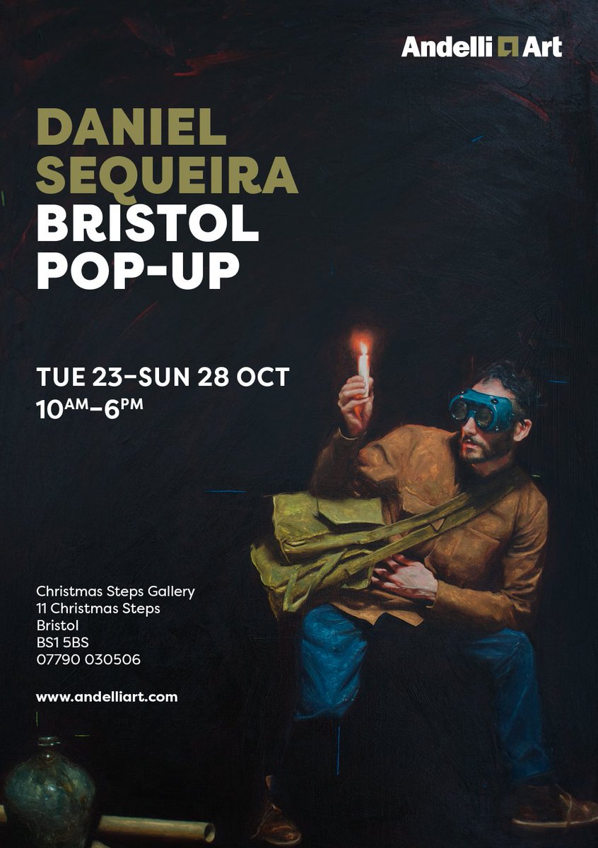 An exciting week ahead with the 6 day pop-up show by Daniel Sequeira opening tomorrow in Bristol, at the Christmas Steps Gallery
Open Tuesday–Sunday, 10am–6pm
Read Daniel's Q&amp;A on B24/7
 bristol247.com…/interview-daniel-sequeira-chr…/